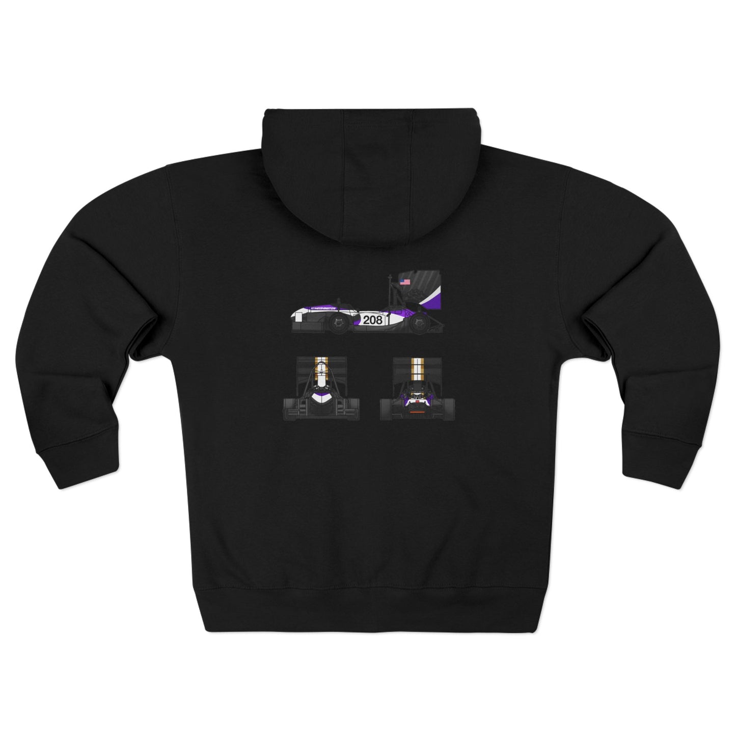 3-View Zip Hoodie
